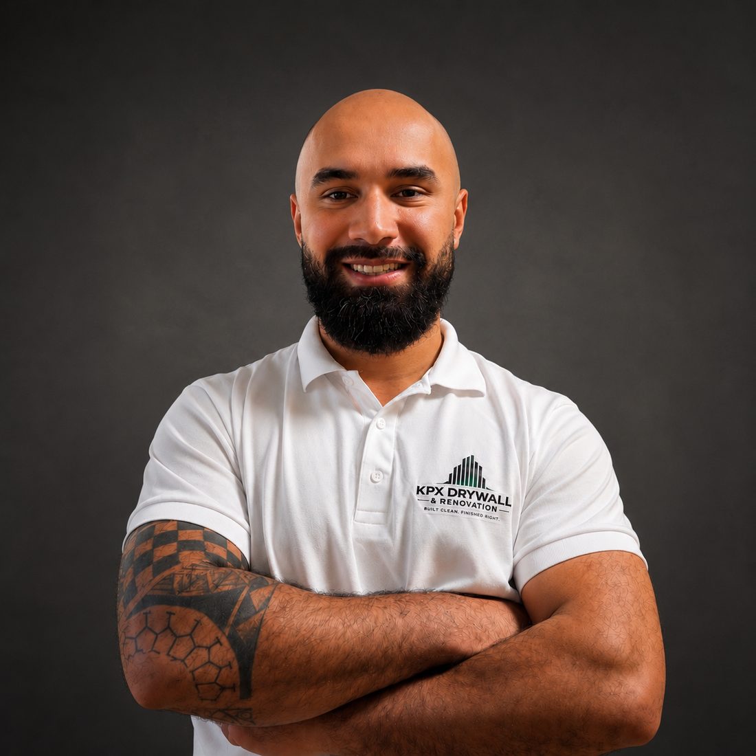 Junior, founder and manager of KPX Drywall & Renovation in Milford CT