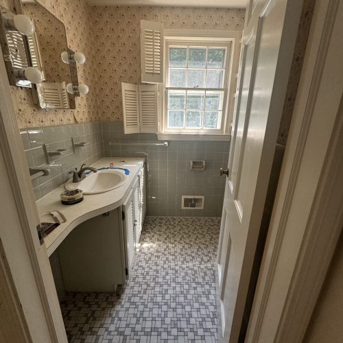 Before bathroom remodeling Cheshire CT
