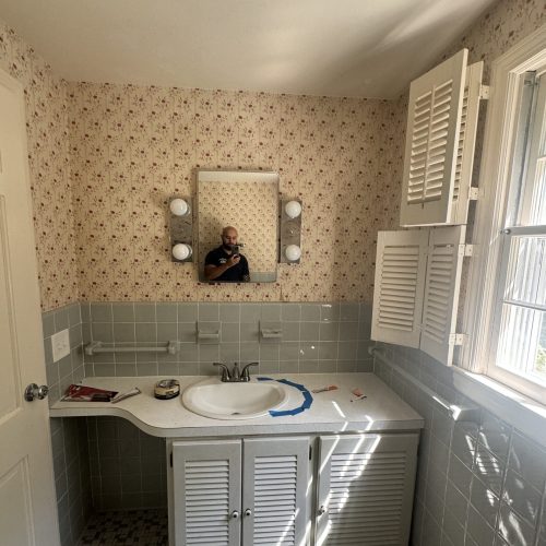 Before bathroom remodeling Cheshire CT